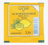 Аскорбиновая кислота пакет пор. 2,5г N1