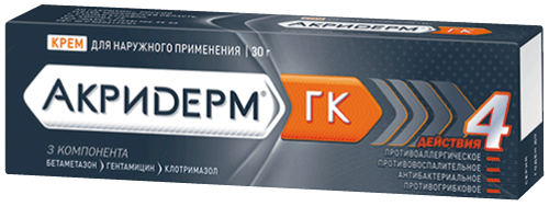 Акридерм ГК мазь 30г N1