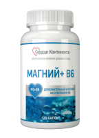 Магний+В6 Сердце Континента капс. 530мг №120