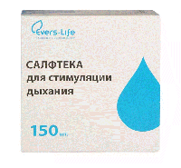 Салфетка д/стимуляции дыхания эвтекс с нашатырным спиртом 3смх6см