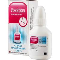 Изофра спрей наз. 1.25% фл. с расп. 15мл