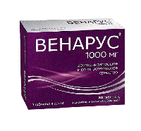 Венарус таб. п.п.о. 100мг+900мг N60