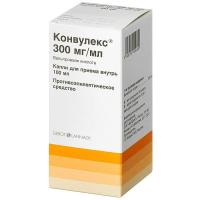 Конвулекс капли внутр. 300мг/мл 100мл N1 (дозатор)