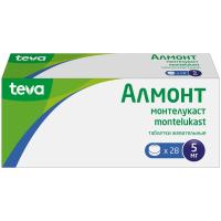 АЛМОНТ ТАБ. ЖЕВАТ. 5МГ №28