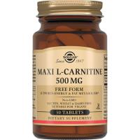 Солгар L-карнитин таб. 500мг N30