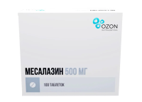 Месалазин таб. кш/раств п.о 500мг N100