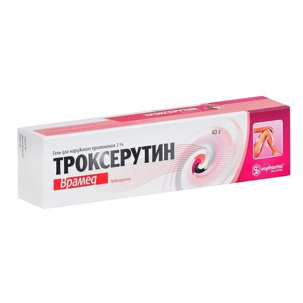 Троксерутин Врамед гель 2% 40г N1