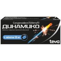 Динамико таб. п.п.о. 50мг N4