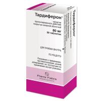 Тардиферон таб.пролонг.высвоб.п.п.о. 80мг N30