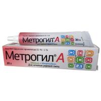 Метрогил А гель д/наружн. прим. 0,1%+1% 20г N1