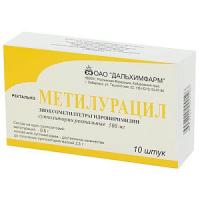Метилурацил супп. рект. 500мг N10