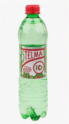 Вода питьевая "СТЭЛМАС" газированная, 0.6л (устар.)
