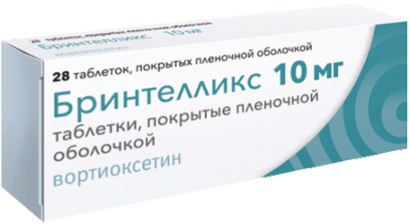 Бринтелликс таб. п.п.о. 10мг N28