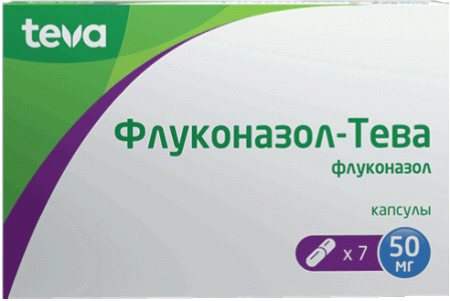 Флуконазол-тева капс. 50мг N7