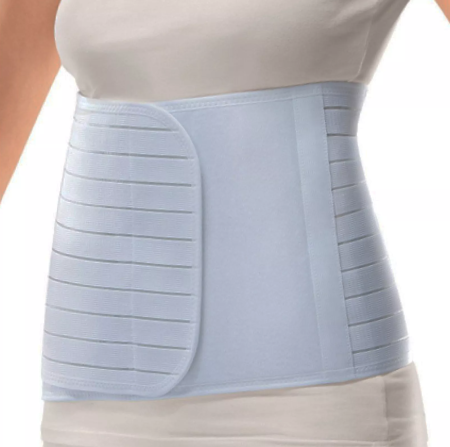 Бандаж ортопедический на брюшную стенку, арт. AB-309 L, белый, раздвоен.клапан