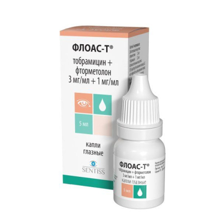 Флоас-Т капли гл. 3мг/мл+1мг/мл 5мл N1