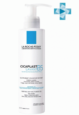 Ля рош позе цикапласт гель очищающий В5 200мл