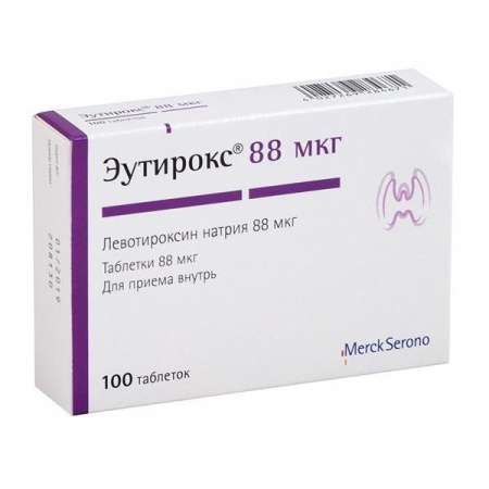 Эутирокс таб. 88мкг N100