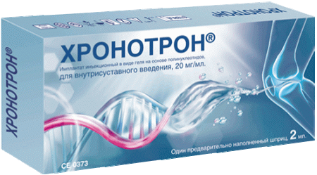 Хронотрон имплантат гель для в/суставн. введ. на основе полинуклеотидов шприц 20мг/мл 2мл N1