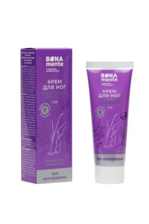 Крем д/ног Bona Mente! с мочевиной 10% 75мл