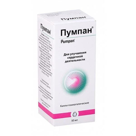 Пумпан капли гомеопат 50мл