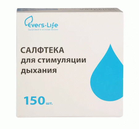 Салфетка д/стимуляции дыхания эвтекс с нашатырным спиртом 3смх6см