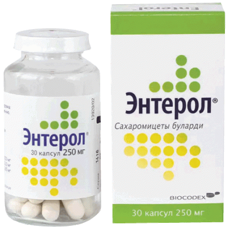 Энтерол капс. 250мг N30 (флакон)