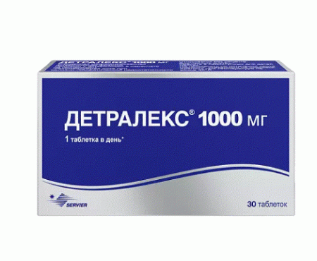 Детралекс таб. п.п.о. 1000мг N30