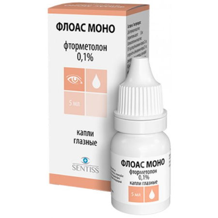 Флоас Моно капли гл. 0,1% 5мл N1