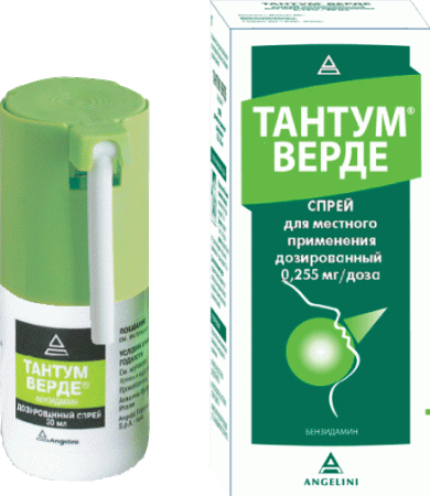 Тантум Верде спрей 0,255мг/доза 30мл N1