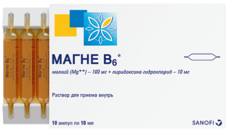 Магне B6 р-р внутр 10мл N10