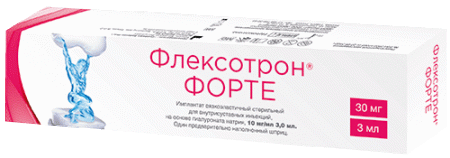 Флексотрон форте имплантат вязкоэласт стер д/вн...екц на основе гиалуроната натрия 10мг/мл шприц 3мл