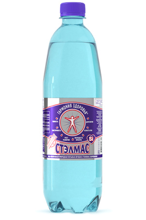 Вода минеральная Стэлмас кремнистая Славяночка газ 0,5л (пэт)