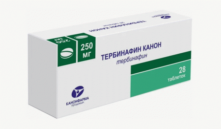 Тербинафин Канон таб. 250мг N28