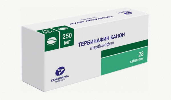 Тербинафин Канон таб. 250мг N28