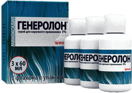 Генеролон спрей наружн. 5% 60мл N3