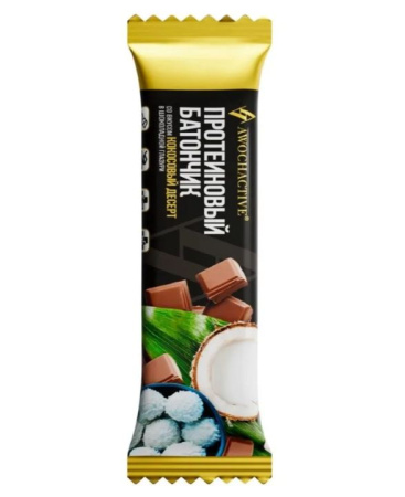 AWOCHACTIVE БАТОНЧИК ПРОТЕИНОВЫЙ СО ВКУСОМ КОКОСОВЫЙ ДЕСЕРТ 40,0