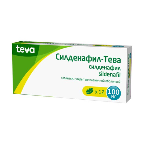 Силденафил-Тева таб. п.п.о. 100мг N12