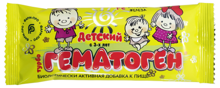 Гематоген турбо детский 30г (3+лет)
