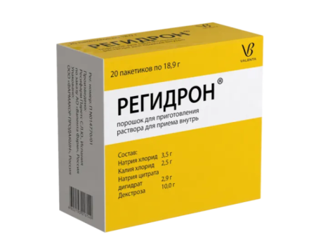 Регидрон пор. д/р-ра внутр 18,9г N20