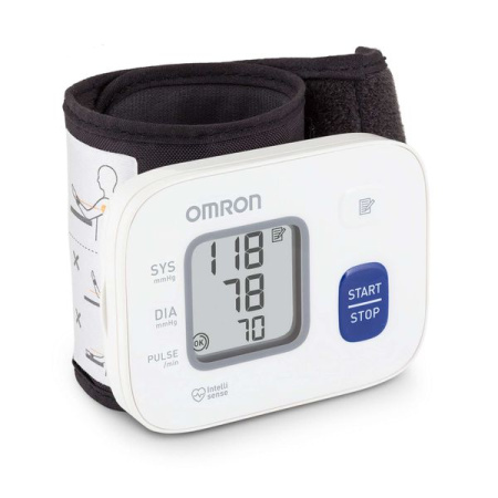 Тонометр Omron RS2 автомат на запястье (HEM-6121) х1