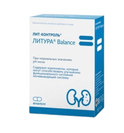 Лит-контроль литура balance капс. 692мг N60