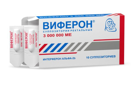 Виферон супп. рект. 3млн.МЕ N10