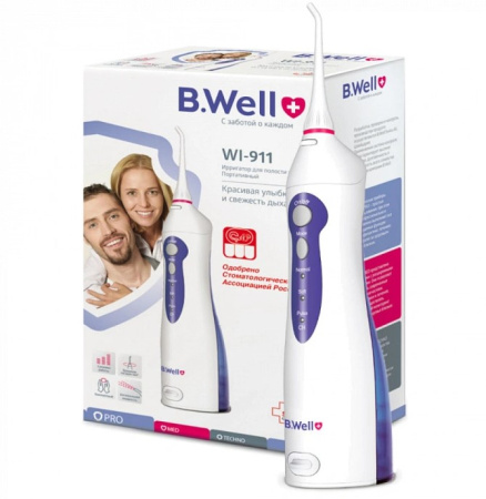 Ирригатор полости рта Би-велл wi-911 с принадлежностями емкость 150мл