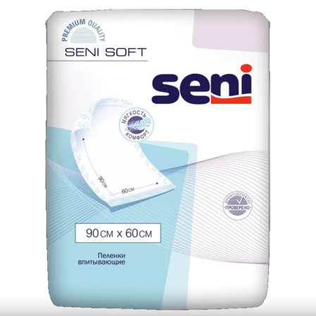 Пеленки впитывающие Сени софт N1 60х90