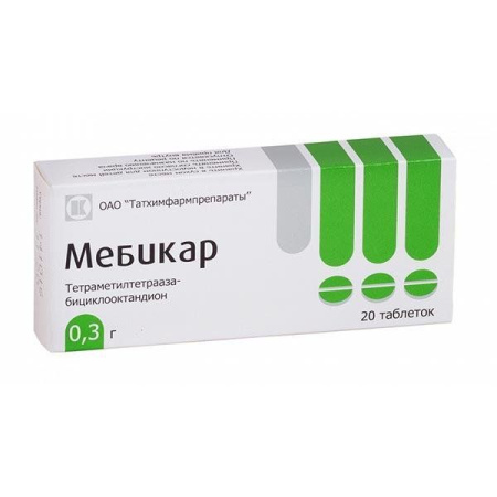МЕБИКАР 0,3 N20 ТАБЛ