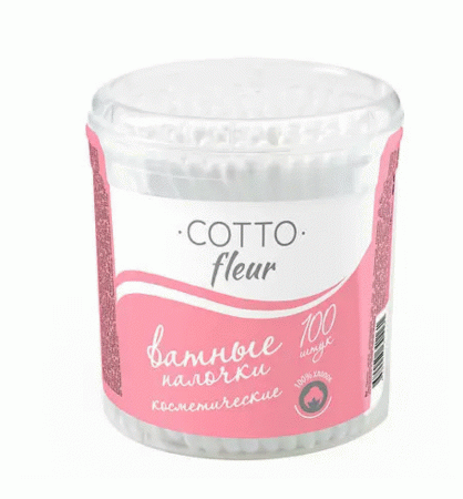 Ватные палочки cotto fleur N100 (пакет)