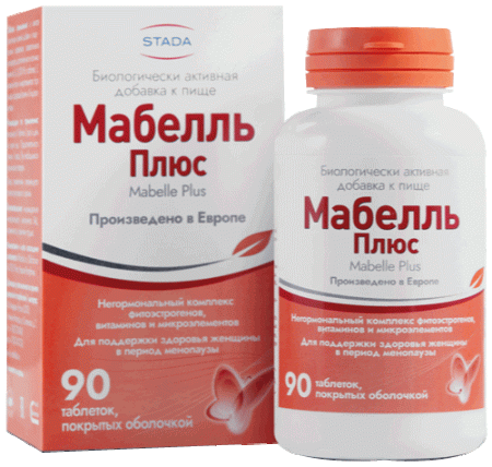 МАБЕЛЛЬ ПЛЮС ТАБ. П/О 1200 МГ №90 (БАД)