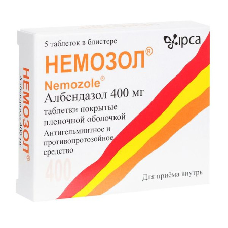Немозол таб. п.п.о. 400мг N1