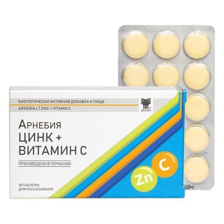 Арнебия цинк+ витамин С таб N30